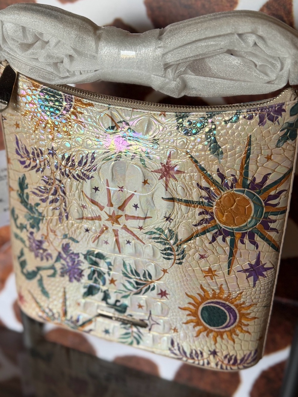 LAST ONE Brahmin Katie vitality crossbody NWT moon stars Sun